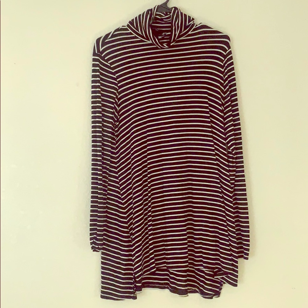 Long sleeve turtle neck black & white dress target